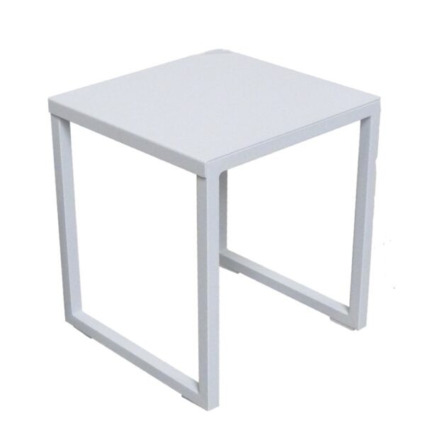 ella white outdoor small side table