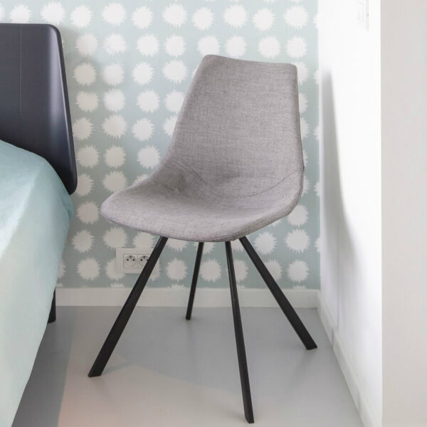 light gray customizable chair