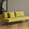 mustard yellow convertible sofa bed