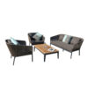 clavo rope frame sofa set outdoor