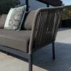 clavo outdoor sofa detail gray