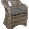 darwin wicker outdoor chair brown gray