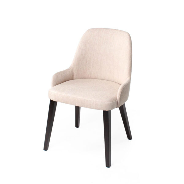 ben cream upholstered low-arm chair