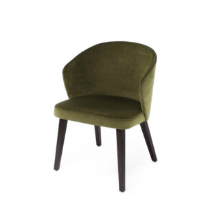 gus upholstered green chair